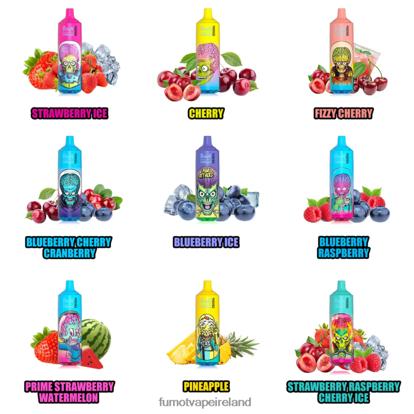 Fumot Tornado 9000 Pro Disposable Vape - 18ML (1 Piece) T6F626213 | Fumot Vape Online Shop Cherry Peach Lemonade